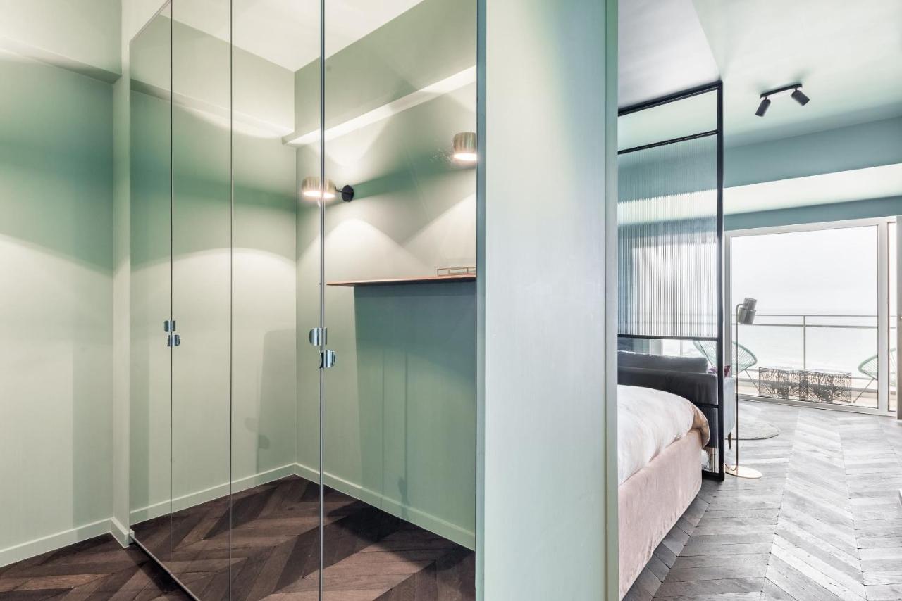 Luxueuze Suite Met Frontaal Zeezicht Knokke-Heist Buitenkant foto