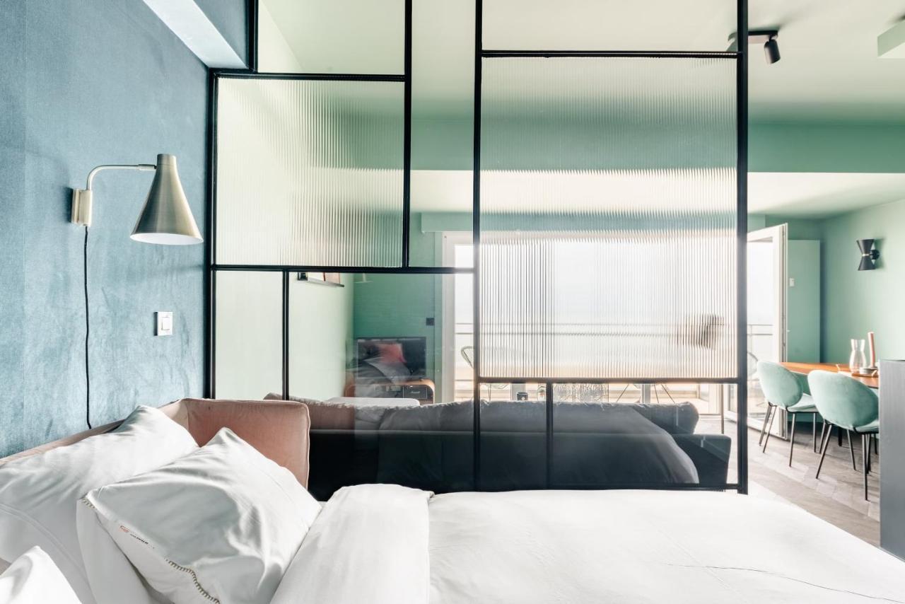 Luxueuze Suite Met Frontaal Zeezicht Knokke-Heist Buitenkant foto