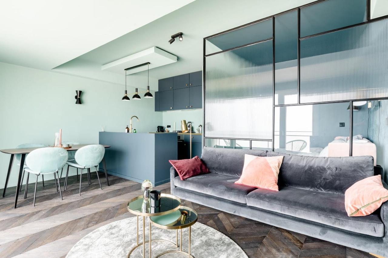 Luxueuze Suite Met Frontaal Zeezicht Knokke-Heist Buitenkant foto